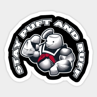 Stay Puft and Buff Sticker